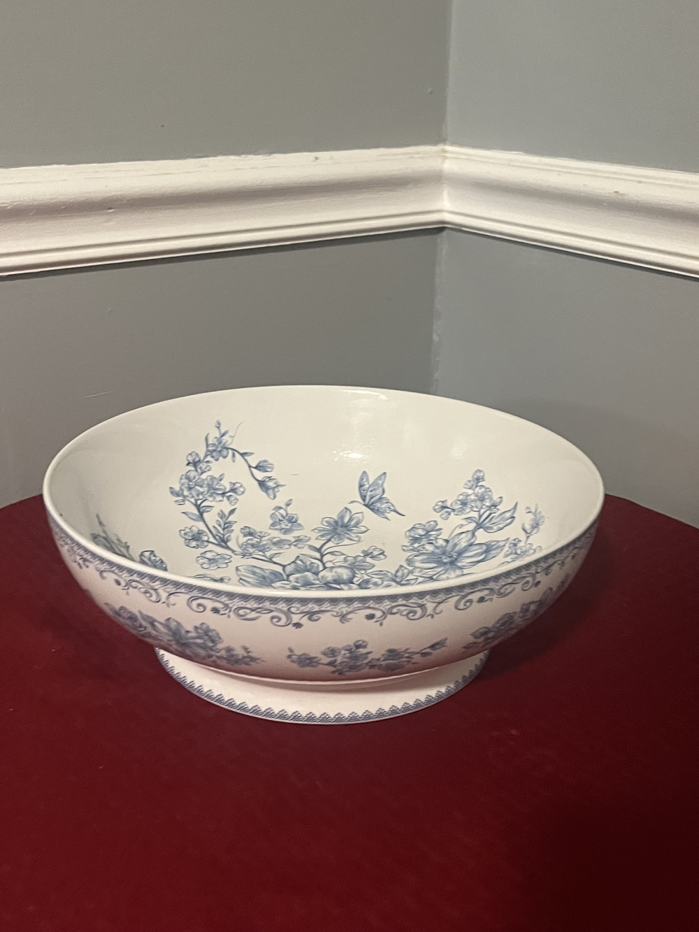 🌸 New The Pioneer Woman Agatha Serving Bowl - Blue & White